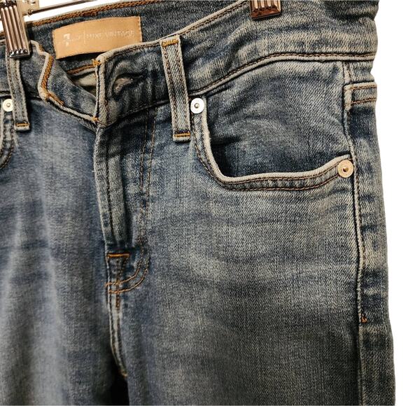 7 For All Mankind Luxe Vintage The ankle skinny Jeans Size 27 - Picture 6 of 9